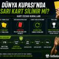 Dünya Kupası’nda Sarı Kart Silinir mi? Kart Cezası Kuralları: Kaç Sarıda Ceza, Hangi Turda Sıfırlanır?