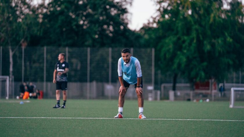 futbol antrenman seansı